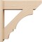 Ekena Millwork 7 1/2-in W x 26-in D x 26-in H Balboa Slat Rough Cedar Woodgrain TimberThane Outlooker, Primed Tan OUTUR075X26X26BOA24RCPR - alternate 6